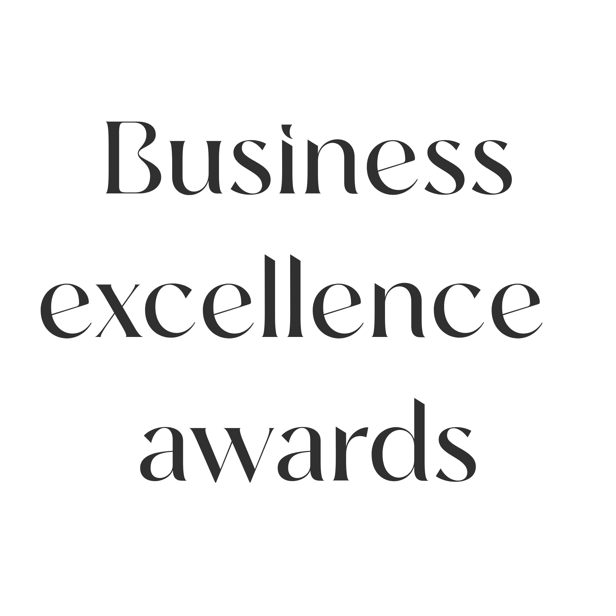 Business excellence awards